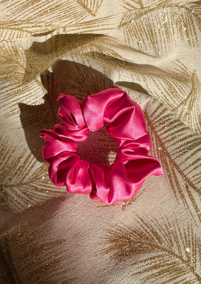 Hot Pink Scrunchie